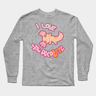 I LOVE YOU AXOLOTL gold mud puppy 2 Long Sleeve T-Shirt